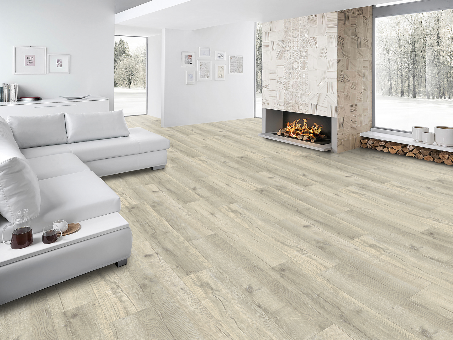 RIGID LVT - Roble Glaciar